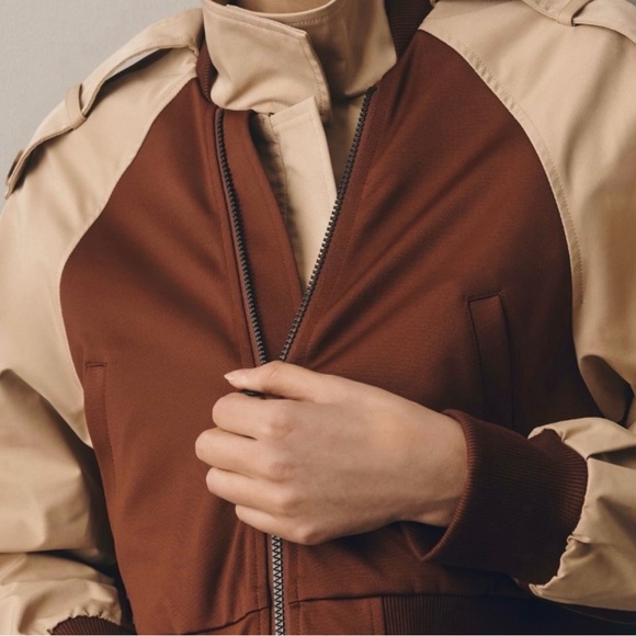 NWOT Anthropologie Pilcro Mix Bomber Jacket
Size Large - Picture 2 of 9